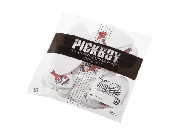 Celltex Red Devil Медиаторы 50шт, толщина 1.0мм, Pickboy, GP-211-2/100  рис.2 