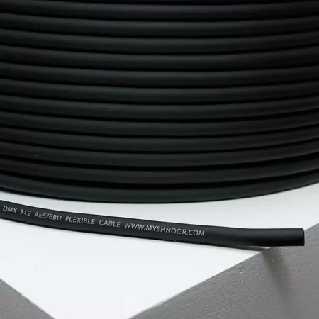 FlexxBLK-100m Кабель DMX & AES/EBU 2x0,14мм, d6, 100м, SHNOOR