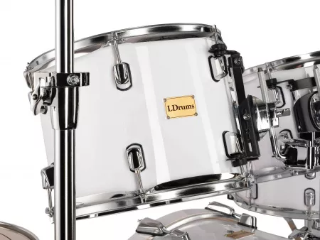 Барабанная установка, белая, LDrums, 5001011