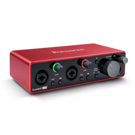 Scarlett 2i2 Studio 3rd gen Звуковая карта USB, микрофон, наушники, Focusrite, Scarlett-2i2-Studio