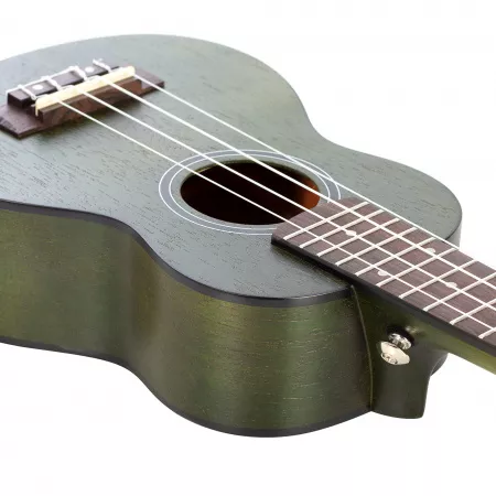 Mahogany Series Укулеле сопрано, с чехлом, зеленый, Cascha, HH-2265