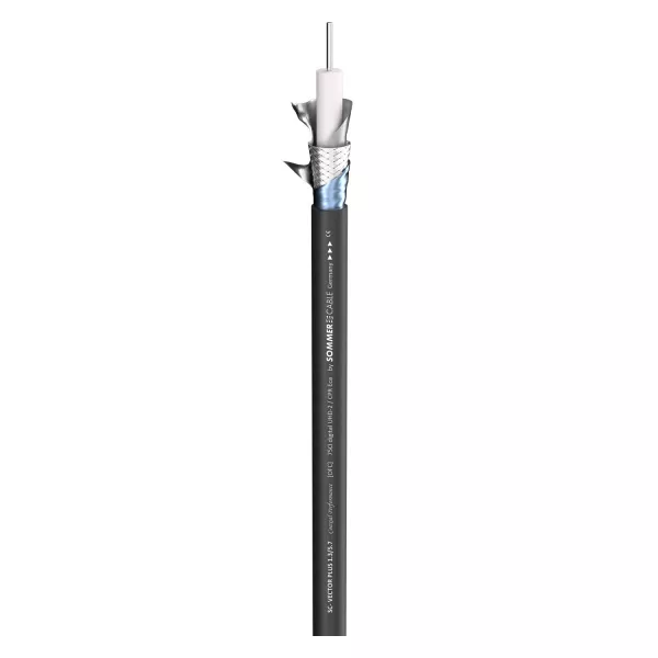SC-Vector Plus 1.3/5.7 4K Кабель коаксиальный 75 Ом, 100м, Sommer Cable, 600-0131  рис.2 
