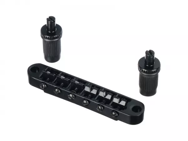 Бридж Tune-O-Matic, черный, Metallor, BM-02-BK  рис.2 
