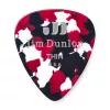Genuine Celluloid Медиаторы, 12шт, тонкие, пестрые, Dunlop, 483P06TH