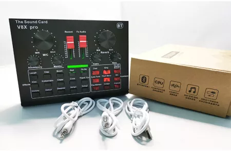 Звуковая карта USB, 16 бит/48 кГц, Foix, V8XPro