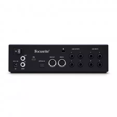 Звуковая карта USB, 8 входов-4 выхода, 24 бит/192 кГц, Focusrite, Clarett+4Pre