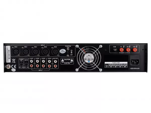 Усилитель мощности трансляционный, 60Вт, LAudio, LAMC1060  рис.2 