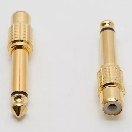 SA-RCF/P2-G Переходник (разъем переходной), RCA female-6.3мм male, моно, SHNOOR