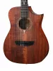 Frank Gambale Luxe Series Классическая гитара со звукоснимателем, с чехлом, Cort, LUXE-NYLON-WCASE-BR