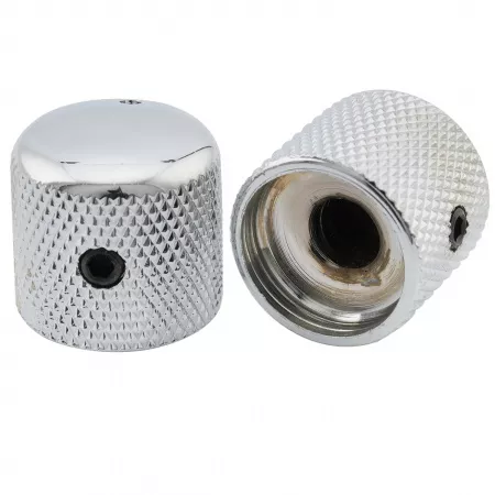 Ручка потенциометра, хром, 2шт, Musiclily, MX2806CR-2