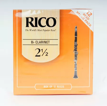 RCA1225 Rico Трости для кларнета Bb, размер 2.5, 12шт, Rico