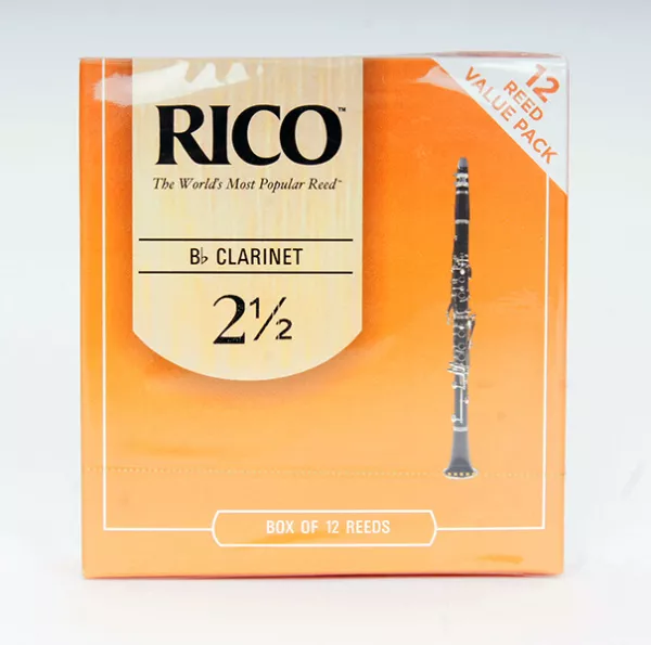 RCA1225 Rico Трости для кларнета Bb, размер 2.5, 12шт, Rico