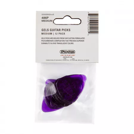 Gels Медиаторы 12шт, средние, Dunlop, 486PMD