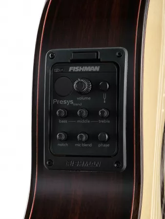Классическая гитара со звукоснимателем, с вырезом, Martinez, Almeria-Luthier-Rosewood