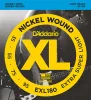 EXL180 Nickel Wound Комплект струн для бас-гитары, никель, Extra Super Light, 35-95, D'Addario