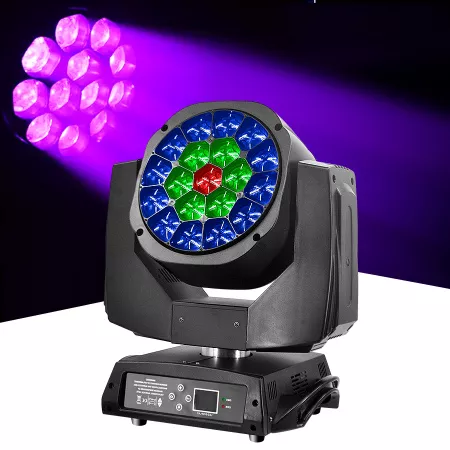 Вращающаяся голова Wash, Big Eye, RGBW, LED 19х15Вт, LFocus, MH-4