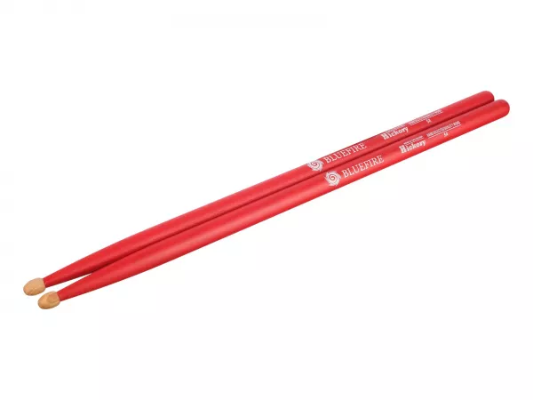 Colored Series Bluefire 5A RED Барабанные палочки, орех гикори, красные, HUN, 10104003  рис.2 