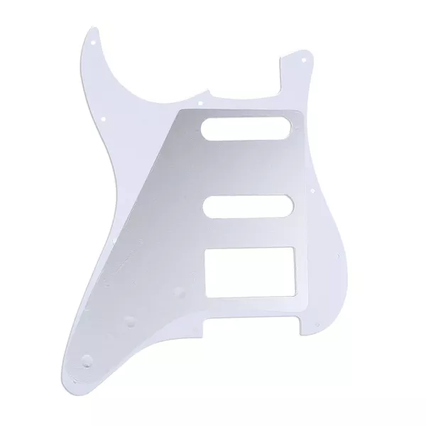 Пикгард для гитары Fender Stratocaster HSS, 3 слоя, белая, Musiclily, MX1382WH  рис.2 