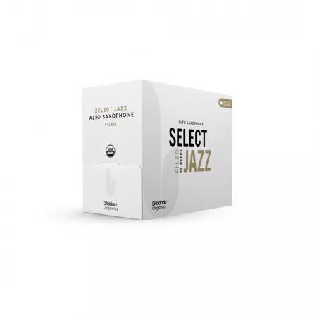 Organic Select Jazz Filed Трости для саксофона альт, размер 3S, 25шт, D'Addario, ORSF01ASX3S-B25
