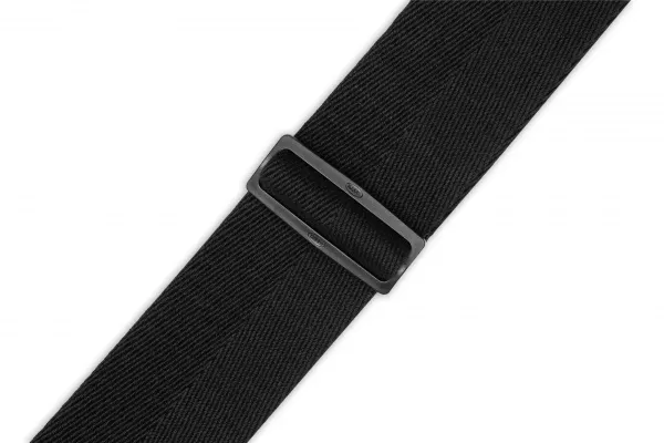 Signature Series Ремень для гитары, хлопок, черный, Levy's, MSSC4-XL-BLK  рис.2 