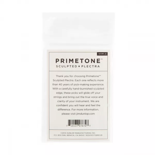 Primetone Медиаторы 3шт, толщина 1,3мм, стандартные, Dunlop, 511P1.3  рис.2 