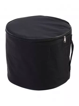 Барабан кавказский 14", цвет черный мрамор, с чехлом, MEZZO, MZ-B14mbk