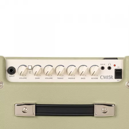 CM Series Гитарный комбоусилитель, зеленый, 15Вт, Cort, CM15R-EU-PG