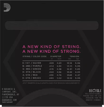 NYXL0940BT NYXL Комплект струн для электрогитары, Super Light, 09-40, D'Addario