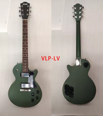 Электрогитара, зеленая, VIVA, VLP-LV