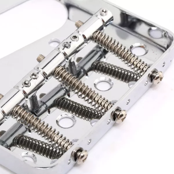 Бридж для электрогитары Telecaster, хром, Musiclily, MX0833  рис.2 