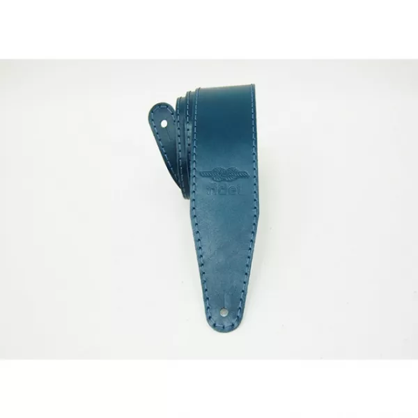 Leather 11 Ремень для гитары, кожаный, синий, Fidel, FL66001L11  рис.2 
