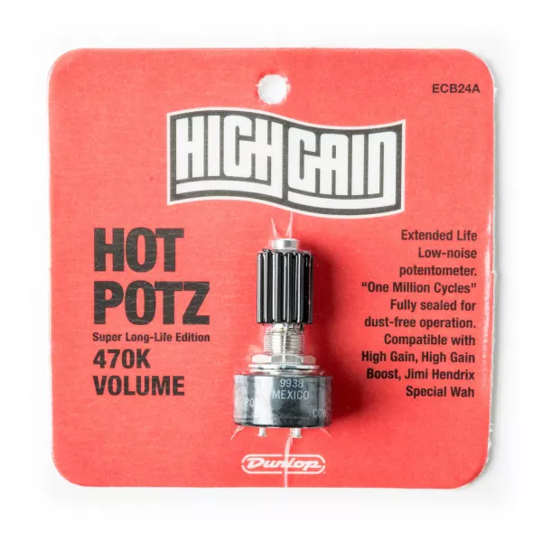 Hot Potz Потенциометр 470K, для педалей эффектов, Dunlop, ECB024A  рис.2 