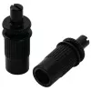 Опоры бриджа Tune-O-Matic Nashville, 2шт, черные, Musiclily, MX2209BK-2
