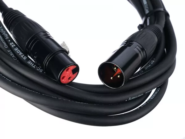 Кабель микрофонный 3м, ZZcable, E1-XLR-M-F-0300-0  рис.2 