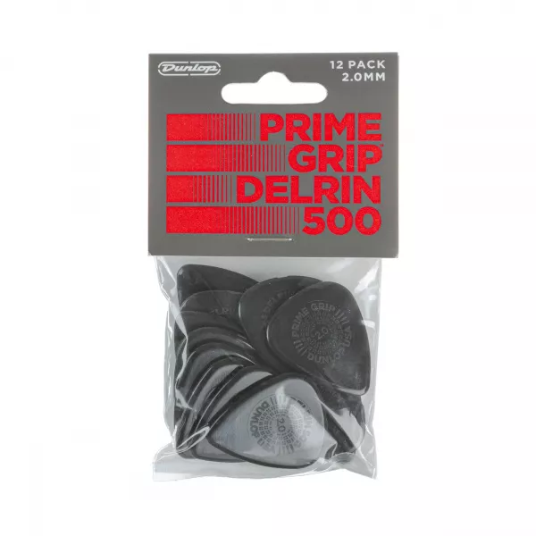 Prime Grip Delrin 500 Медиаторы 12шт, толщина 2,0мм, Dunlop, 450P2.00  рис.2 
