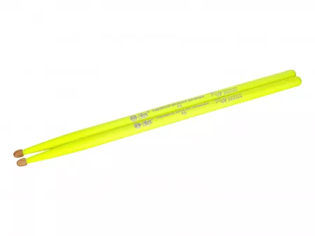 (10101003031) Fluorescent Series 5A Барабанные палочки, желтые, орех гикори, HUN, 10101003001