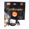 Кабель 3xRCA (m)-3xRCA (m) 3.0м ПВХ, черный, в пакете, GoPower, 00-00027485