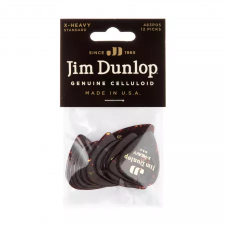 Genuine Celluloid Медиаторы, 12шт, очень толстые, Dunlop, 483P05XH