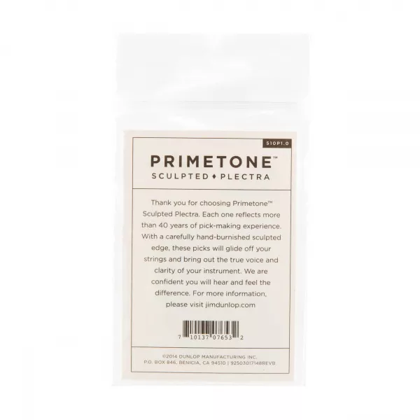 Primetone Медиаторы, 3шт, толщина 1.0мм, с насечкой, стандартные, Dunlop, 510P1.0  рис.2 