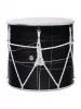 Барабан кавказский 10", цвет черный мрамор, с чехлом, MEZZO, MZ-B10mbk