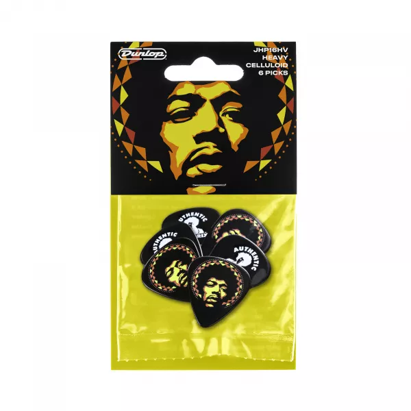 Hendrix Aura Mandala Медиаторы, 6шт, Dunlop, JHP16HV  рис.2 