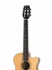 Классическая гитара со звукоснимателем, с вырезом, с чехлом, Cort, Gold-OC8-NYLON-WCASE-NAT