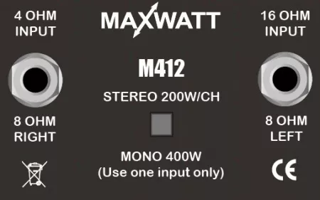 M412 Дополнительный гитарный кабинет HiWatt