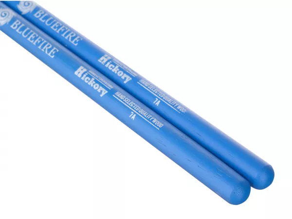 Colored Series Bluefire 7A BLUE Барабанные палочки, орех гикори, синие, HUN, 10104008  рис.2 