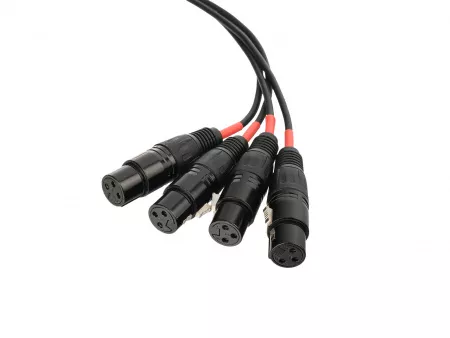 DMX-конвертер кабель, 4хXLR(3p)female - RJ-45, Soundking, CXA032
