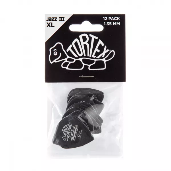 Tortex Jazz III XL Медиаторы 12шт, толщина 1,35мм, Dunlop, 498P1.35  рис.2 