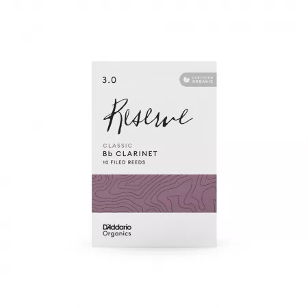 Organic Reserve Classic Трости для кларнета Вb, размер 3.0, 10 шт, Rico, ODCT1030