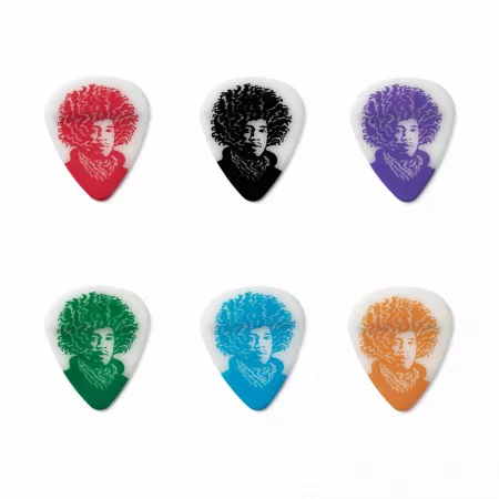 John Van Hamersveld Jimi Медиаторы 6шт, толстые, в коробочке, Dunlop, JVHPT04H