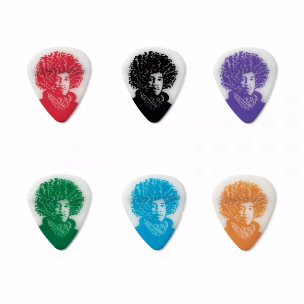 John Van Hamersveld Jimi Медиаторы 6шт, толстые, в коробочке, Dunlop, JVHPT04H  рис.2 