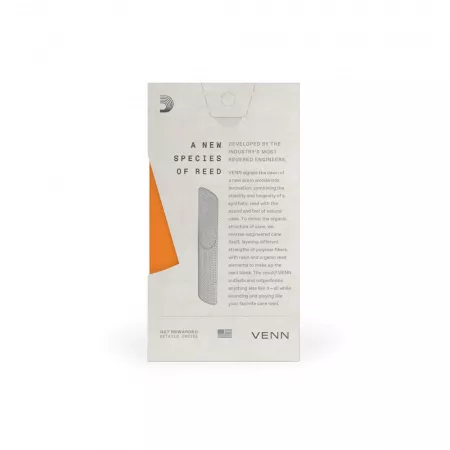 VENN Синтетическая трость для саксофона тенор, размер 2.0, Rico, VTS0120G2